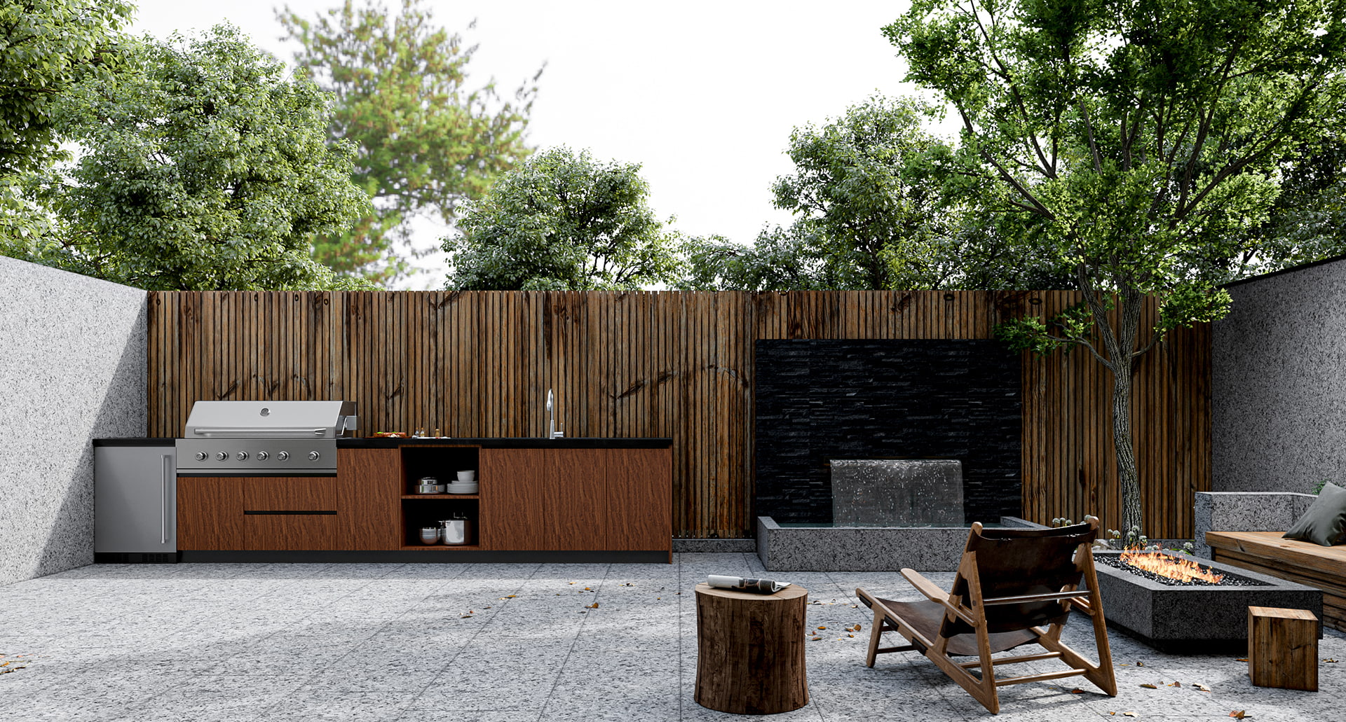 Kabinet Dapur Luar LINEAR
